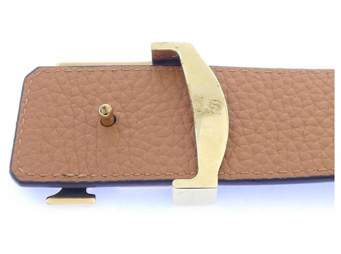 Louis Vuitton LV Initials Wendelgürtel Braun Schwarz - Ansicht 3