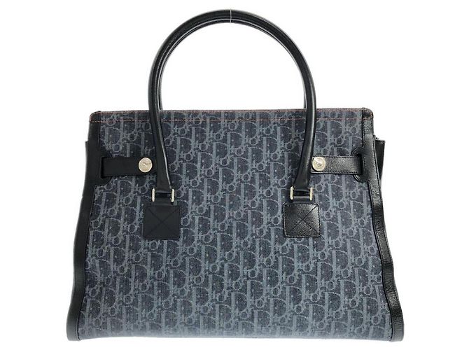 Borsa in denim Christian Dior - vista 2