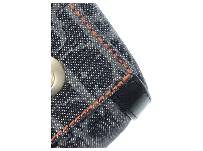 Borsa in denim Christian Dior - vista 3