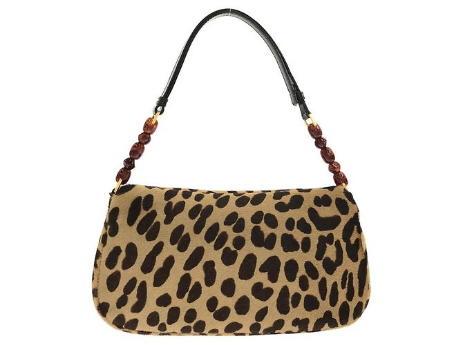 Christian Dior Brown Leather Shoulder Bag - view 2