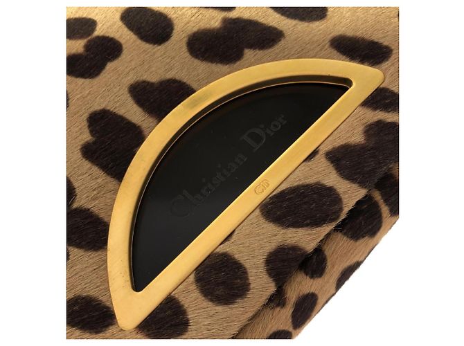 Christian Dior Brown Leather Shoulder Bag - view 4