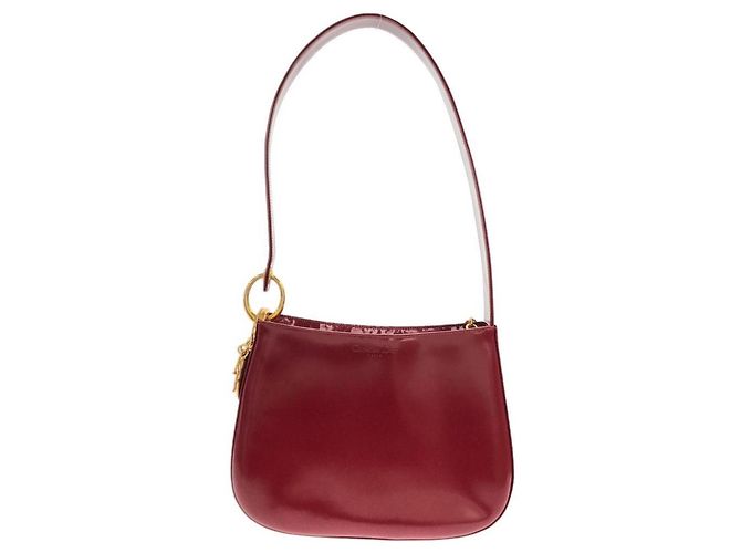 Borsa a tracolla Christian Dior rossa Rosso - vista 2