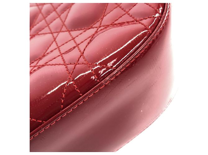 Borsa a tracolla Christian Dior rossa Rosso - vista 4