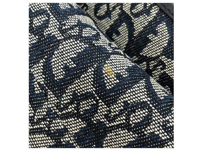 Borsa a Tracolla Saddle Christian Dior Blu - vista 8