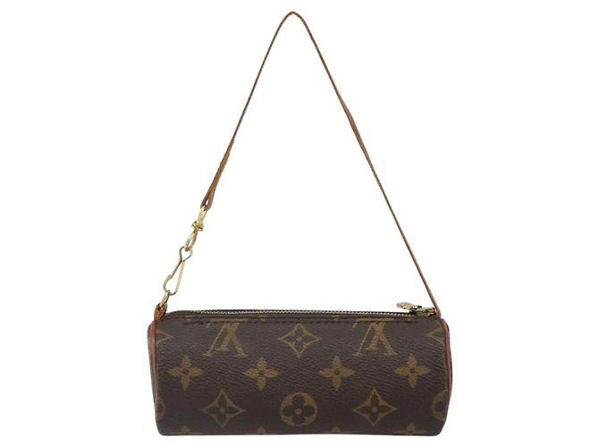Louis Vuitton Papillon Pochette Monogram Canvas Mini Marrone - vista 2