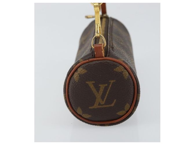 Louis Vuitton Papillon Pochette Monogram Canvas Mini Marrone - vista 3
