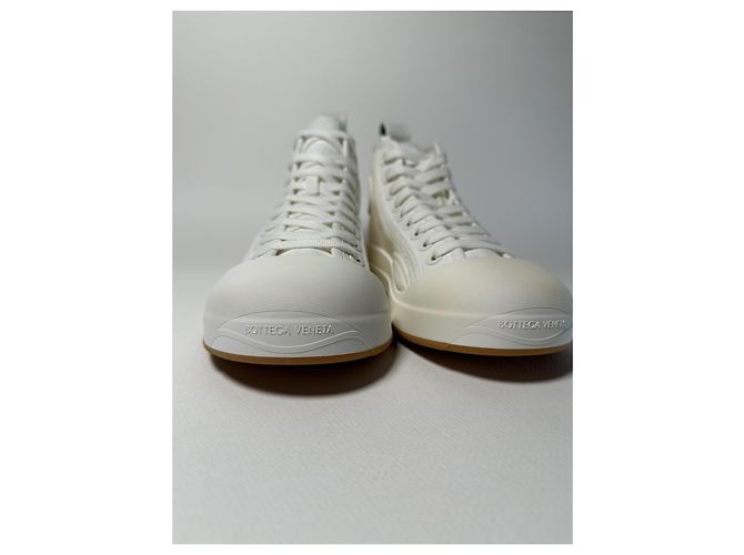 Bottega Veneta Vulcan Sneaker – Canvas Optic White – Size 39 Bianco - vista 6