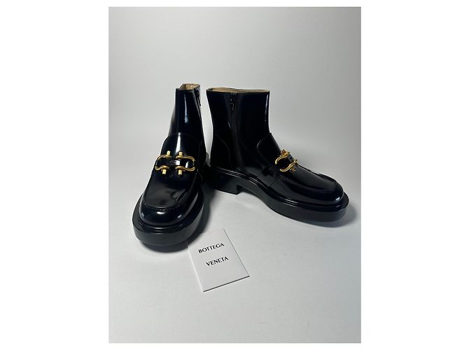 Bottega Veneta Monsieur Ankle Boot – Black – Size 38 Nero - vista 15