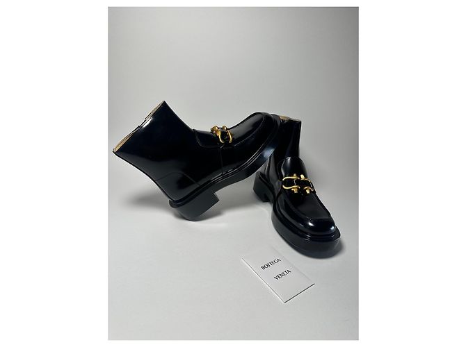 Bottega Veneta Monsieur Ankle Boot – Black – Size 38 Nero - vista 17