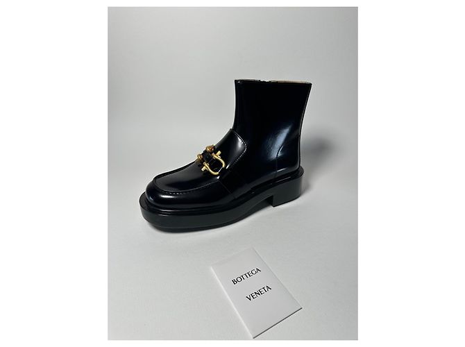 Bottega Veneta Monsieur Ankle Boot – Black – Size 38 Nero - vista 5
