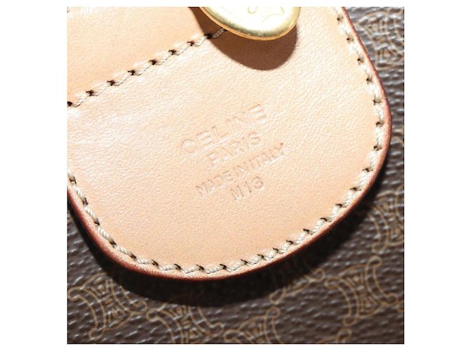 Céline Celine Vintage Canvas Medium Marron - vue 6