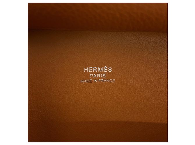 Hermès Borsa a mano Hermes Jypsiere Mini in Gold D'oro - vista 8