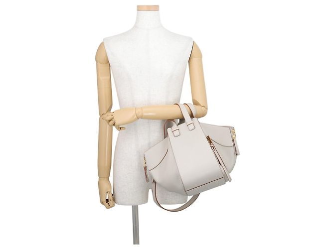 Borsa a mano in pelle Loewe Hammock Small - vista 4