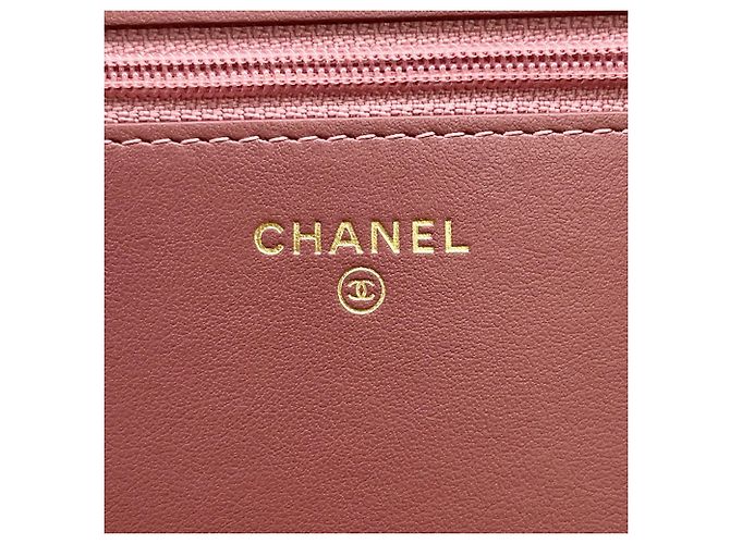 Chanel Boy Samt-Chain-Wallet Pink - Ansicht 13
