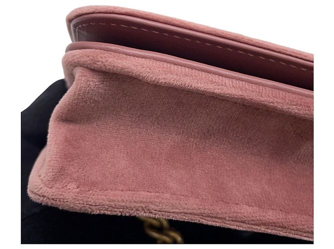 Chanel Boy Samt-Chain-Wallet Pink - Ansicht 7
