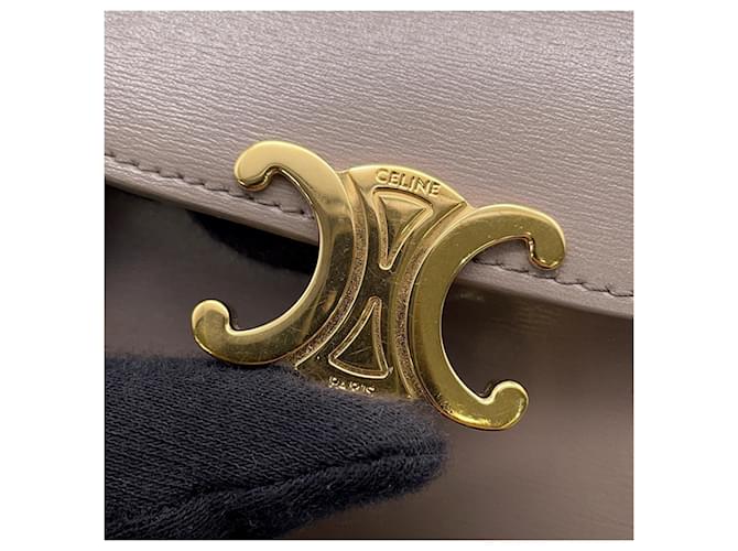 Céline Celine Triomphe Small Flap Wallet Braun - Ansicht 13