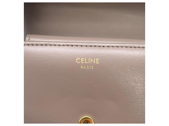 Céline Celine Triomphe Small Flap Wallet Braun - Ansicht 14