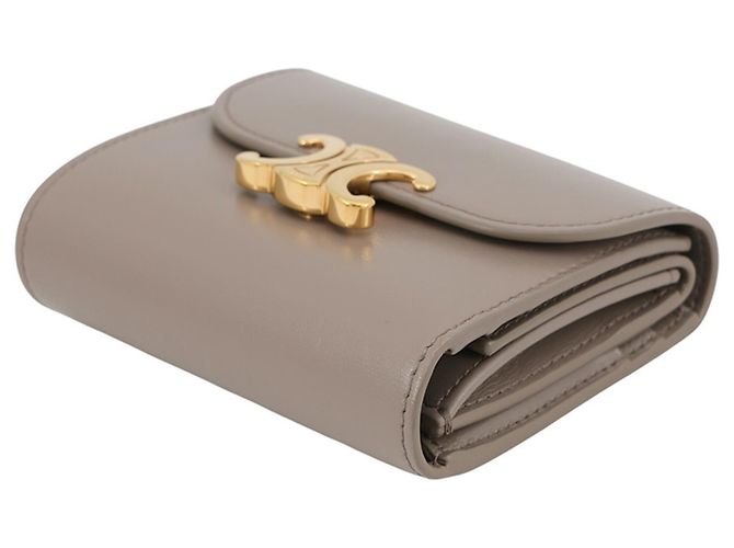 Céline Celine Triomphe Small Flap Wallet Braun - Ansicht 2
