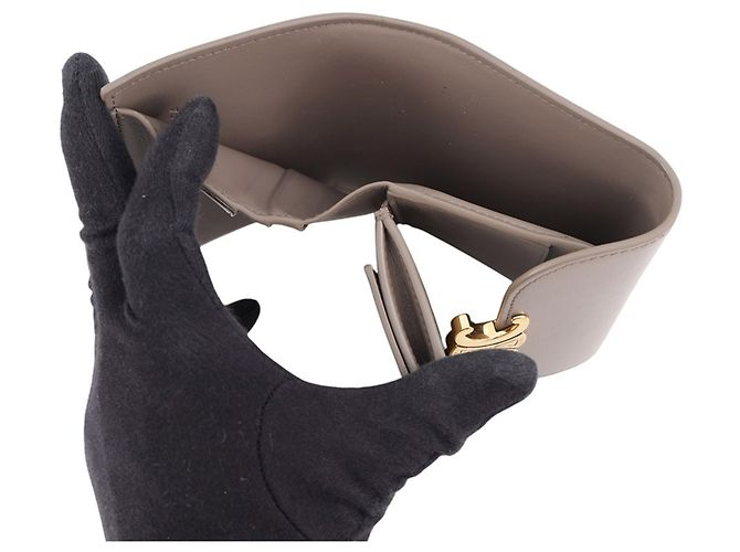 Céline Celine Triomphe Small Flap Wallet Braun - Ansicht 5