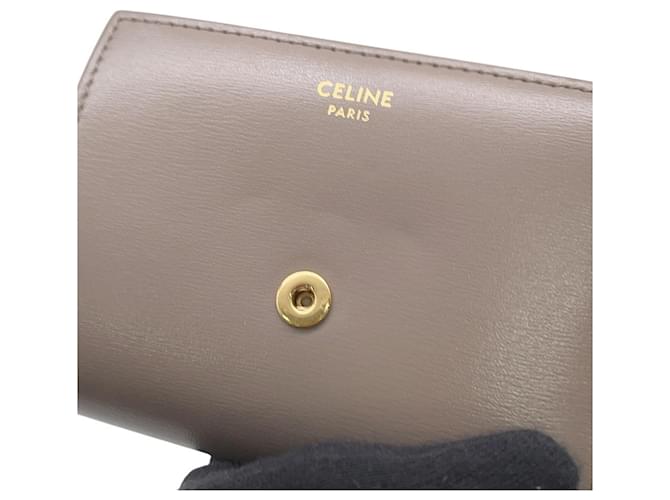Céline Celine Triomphe Small Flap Wallet Braun - Ansicht 7