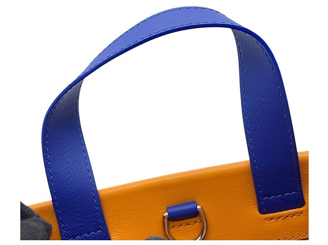 Louis Vuitton Saffron Leder Tote Bag Golden - Ansicht 11