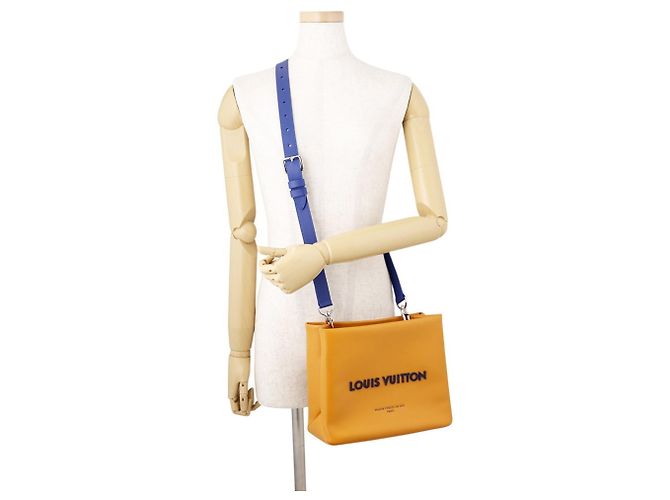 Louis Vuitton Saffron Leder Tote Bag Golden - Ansicht 5