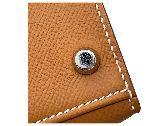 Hermès Borsa Hermes Kelly 28 in pelle Epsom Gold D'oro - vista 13