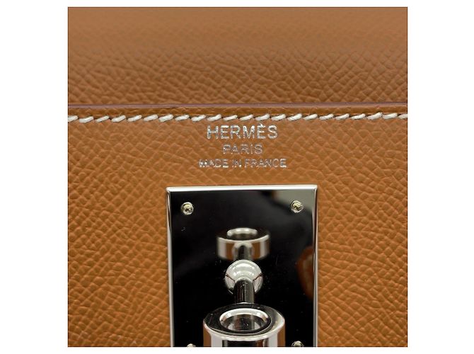 Hermès Borsa Hermes Kelly 28 in pelle Epsom Gold D'oro - vista 17
