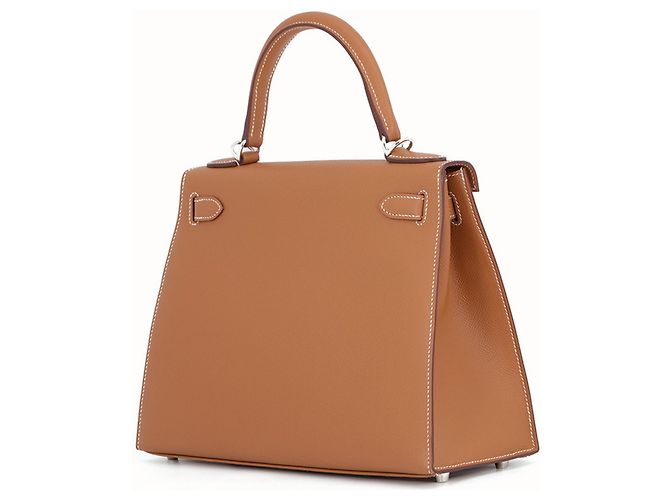 Hermès Borsa Hermes Kelly 28 in pelle Epsom Gold D'oro - vista 2