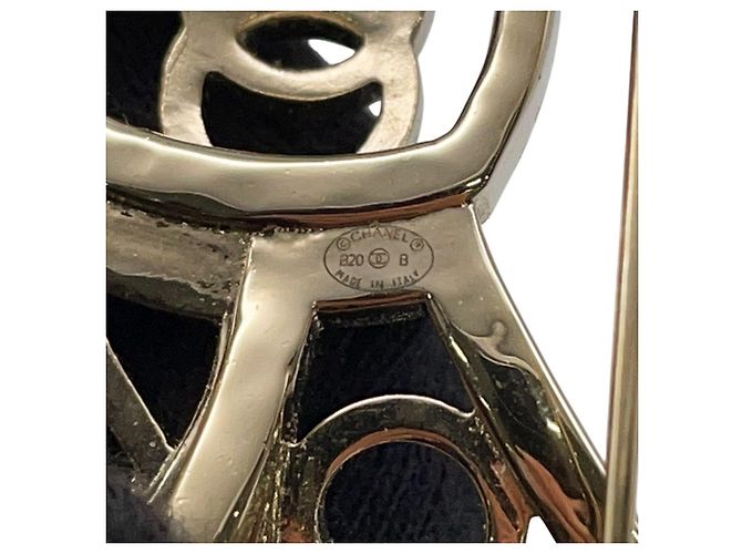 Chanel Brooch Ribbon Coco Mark with Rhinestones - view 10