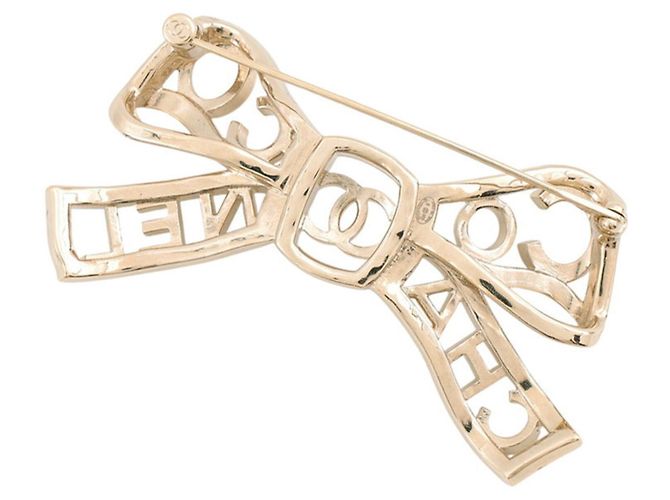 Chanel Brooch Ribbon Coco Mark with Rhinestones - view 3