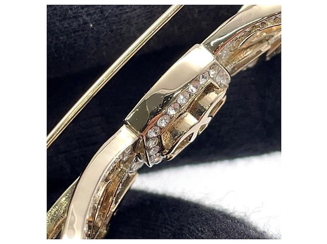 Chanel Brooch Ribbon Coco Mark with Rhinestones - view 6