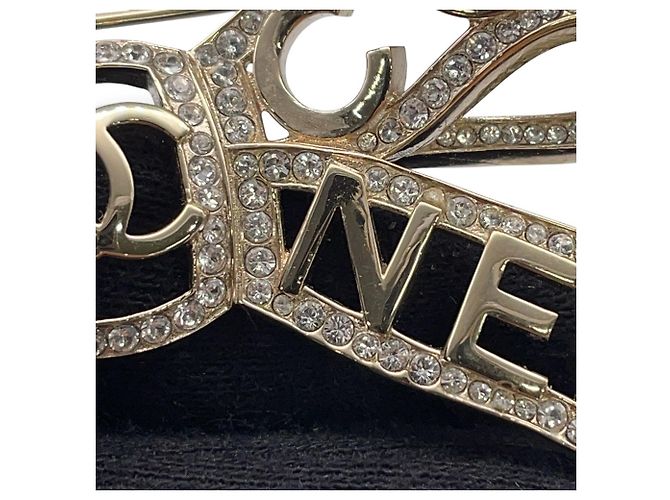 Chanel Brooch Ribbon Coco Mark with Rhinestones - view 8