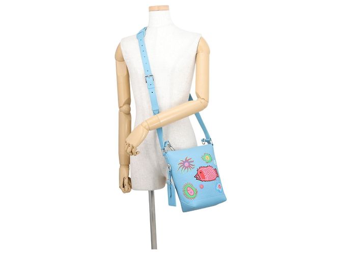 Borsa a tracolla Louis Vuitton Monogram Taurillon Blu Multicolore - vista 4