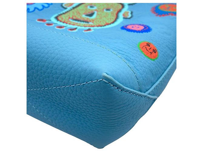 Borsa a tracolla Louis Vuitton Monogram Taurillon Blu Multicolore - vista 6