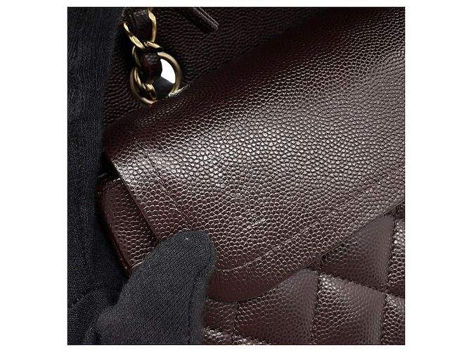 Borsa a tracolla Chanel Matelassé con catena Marrone - vista 11