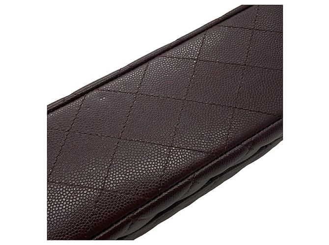 Borsa a tracolla Chanel Matelassé con catena Marrone - vista 9