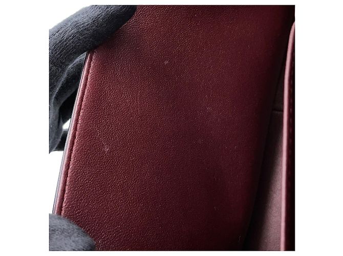 Bolsa de Ombro Chanel Matelassé em pele de cordeiro Preto - vista 14