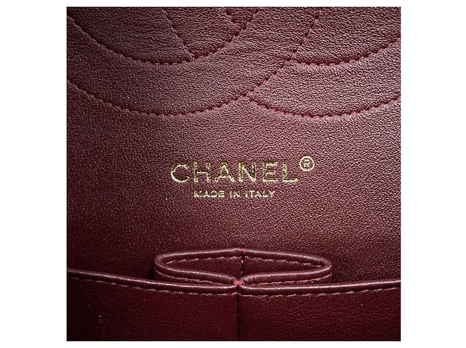 Bolsa de Ombro Chanel Matelassé em pele de cordeiro Preto - vista 18