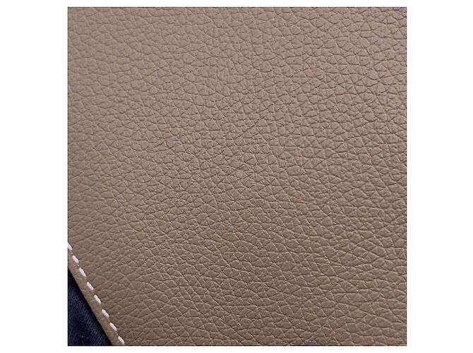 Hermès Tarjetero Hermes en Etoupe Gray Gris pardo - vista 7