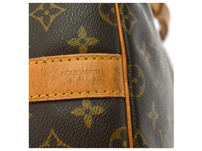 Louis Vuitton Keepall Bandoulière Monogram 55 Marrone - vista 4