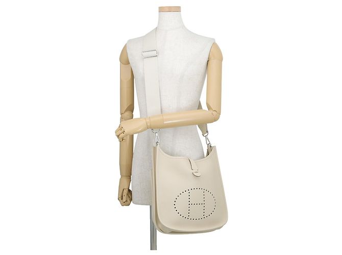 Hermès Borsa a tracolla Hermes Evelyne 3 PM Crudo - vista 4