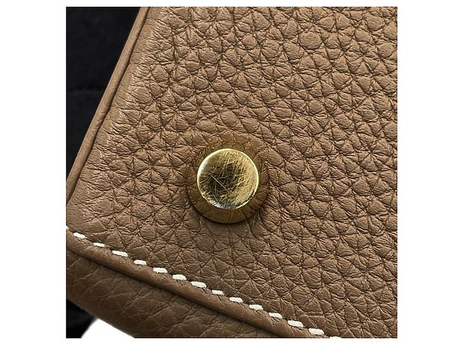 Hermès Borsa Hermes Kelly 25 in Etoupe Gray Taupe - vista 12