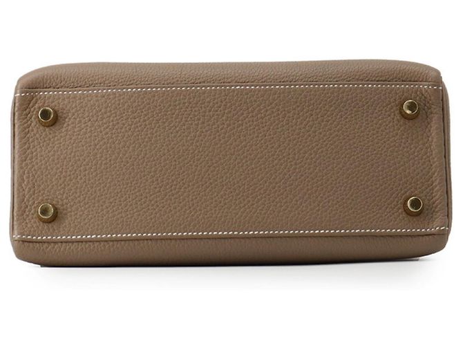 Hermès Borsa Hermes Kelly 25 in Etoupe Gray Taupe - vista 3