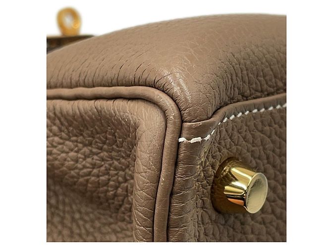Hermès Borsa Hermes Kelly 25 in Etoupe Gray Taupe - vista 7