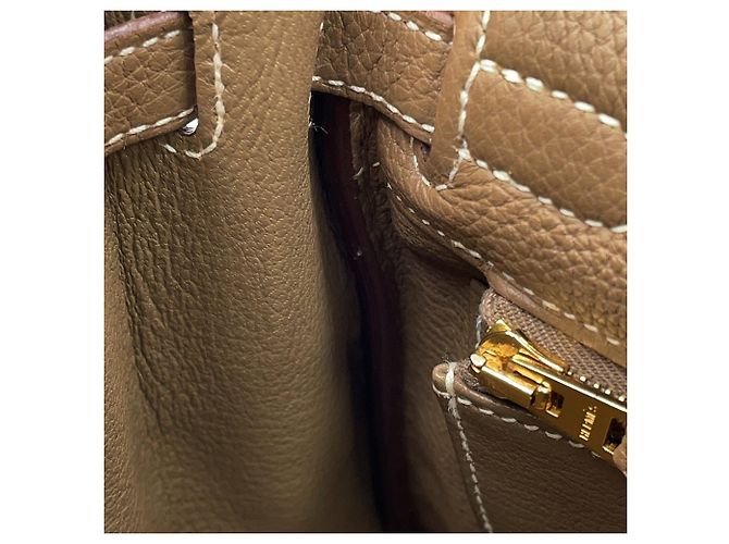 Hermès Borsa Hermes Kelly 25 in Etoupe Gray Taupe - vista 9