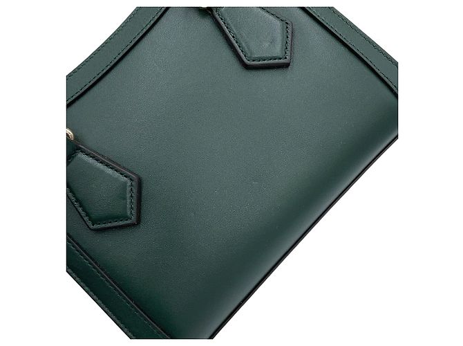Borsa a mano piccola in pelle Gucci Diana Bamboo Verde - vista 8
