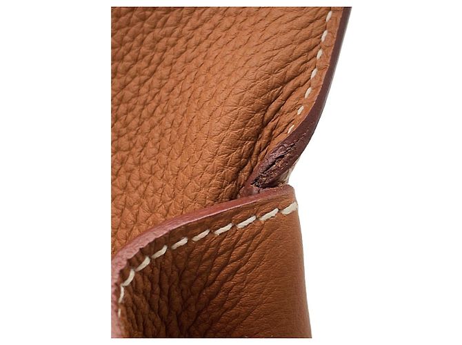 Hermès Borsa Hermes Kelly 32 in pelle Togo Gold - vista 7