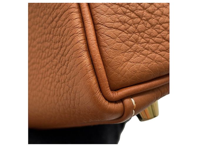 Hermès Borsa Hermes Kelly 32 in pelle Togo Gold - vista 9