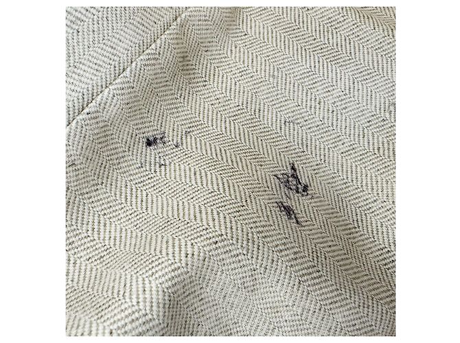 Borsa a tracolla in pelle Loewe Hammock Nero Bianco Cachi - vista 13